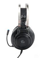 Гарнитура игровая Gembird MHS-GX2, мембр. 50 мм, подсветка, рег. гром., рег.оголовье, каб. 2,1 м | код MHS-GX2 | Gembird