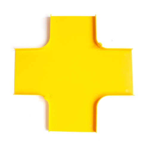 Крышка Х-соединителя оптического лотка 360 мм, желтая | код LAN-OT360-XTC | LANMASTER