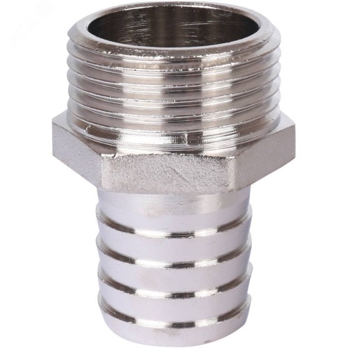 Штуцер НР никелированный 1'x25 | код SFT-0067-000125 | STOUT