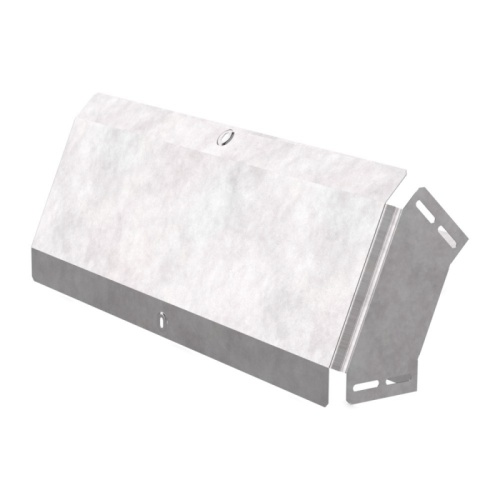 Угол вертикальный внешний 45 градусов с крышкой Стандарт 600х100 Промрукав | код PR16.0582 | ПРОМРУКАВ