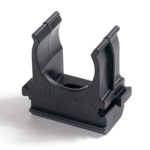 Крепёж-клипса для труб Полистирол черная д20 (100шт/1500шт уп/кор) | код PR.02720ч | Промрукав Крепёж-клипса для труб Полистирол черная д20 (100шт/1500шт уп/кор) | код PR.02720ч | Промрукав