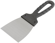 Шпатель, лезвие нержавеющая сталь, пластиковая ручка 80 мм | код 06563М | FIT