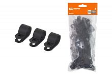 Скоба нейлоновая крепежная СКН-12 черная (100 шт) TDM | код SQ0514-0214 | TDM