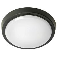 Светильник светодиодный ДБО-25w 4000К 2000Лм круглый черный | код 51475 | Feron