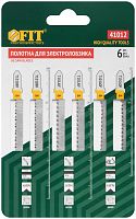 Набор полотен для электролобзика 6 шт (T101BRFx2, T101AOF x2, T101AIF x2) | код 41012 | FIT