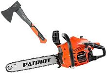 Бензопила Patriot PT 3816 + топор APF-600 1470Вт 2л.с. дл.шины:16 (40cm) (220105521) | код 1971882 | PATRIOT