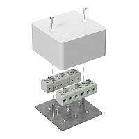 Коробка огнестойкая для кабель-канала 40-0460-FR6.0-12 Е15-Е120 RAL9003 85х85х45 (44 шт/кор) Промрукав | код 40-0460-FR6.0-12 | ПРОМРУКАВ
