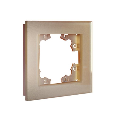 Рамка 1-м Афина стеклянная шампань UNIVersal 2278