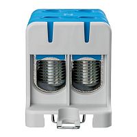 Клемма вводная силовая распределительная КВС 16-95кв.мм 2-рядная син. Rexant 11-2116