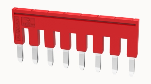 DFB8-8.2-16-00Z(H), Перемычка DFB для клемм DS, 8П, 6 мм.кв, красный, шт | код 11060000409 | DEGSON