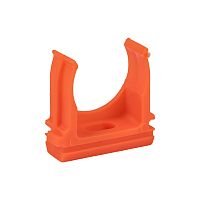 Крепеж-клипса d25 мм (10 шт) оранжевая-Plast | код  derj-z-25o | EKF