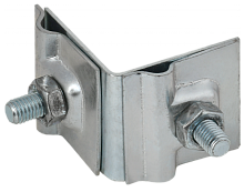 Дер. пр. кр. 6-10мм фальца угл. h=40мм оц. сталь IEK | код ZDP80-11-2-16-40 | IEK