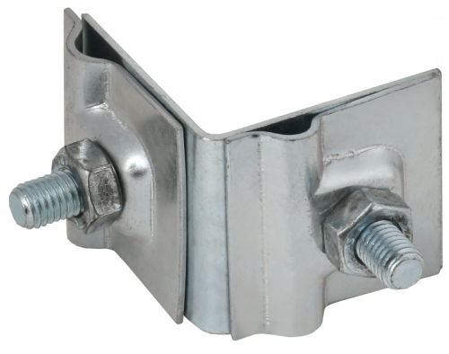 Дер. пр. кр. 6-10мм фальца угл. h=40мм оц. сталь IEK | код ZDP80-11-2-16-40 | IEK