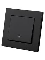 Выключатель на 2 направления 1 кл. 10А черный Сенеж TDM | код SQ1816-0306 | TDM