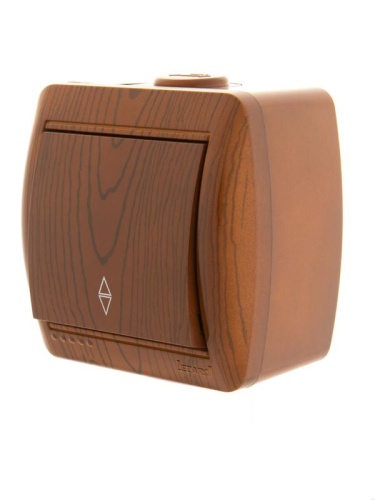 Ната Выключатель проходной сосна | код 710-0800-105 | LEZARD фото 4