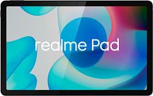 Планшет Realme Pad RMP2103 Helio G80 (2.0) 8C RAM4Gb ROM64Gb 10.4 IPS 2000x1200 Android 11 серый 8Mpix 8Mpix BT GPS WiFi Touch microSD 1Tb 7100mAh 12hr до 1656hrs | код 1888883 | REALME