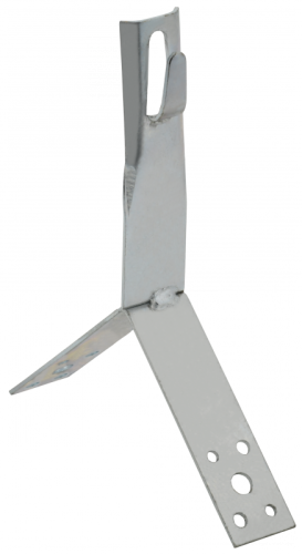 Дер. пр. кр. 6-8мм конька h=80мм оц. сталь IEK | код ZDP80-11-4-68-80 | IEK