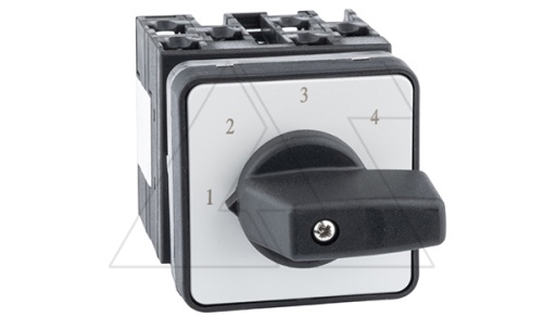 Переключатель UKT0-3-8232/E, 1P, 20A, тип 1-2-3-4-5, 1NO на 1_5, на дверь, фронт IP65 | код UKT0-3-8232/E | Kripal