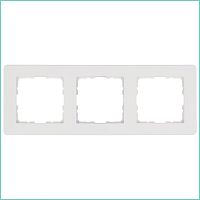 Рамка G-Flex 3-постовая, цвет белый глянцевый | код G1103W | Jasmart