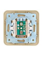 Розетка телевизионная оконечная TV СП ASTI IP20 в сборе крем. LEZARD 7081-0303-130