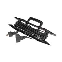 Удлинитель-шнур на рамке ПВС 3х0,75мм?, 10м, с/з, 6А, 1300Вт, IP20, черный PROconnect | код 13-4913 | PROCONNECT