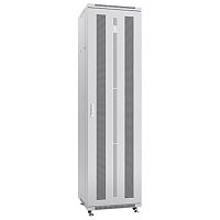 Cabeus ND-05C-47U60/60 Шкаф монтажный телекоммуникационный 19 напольный для распределительного и серверного оборудования 47U 600x600x2277mm (ШхГхВ) передняя и задняя перфорированные двери, ручка с замком, цвет серый (RAL 7035) | код 7967c |