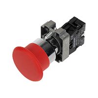 Кнопка XB2-BS грибок красная NC REXANT | код 36-5543 | REXANT