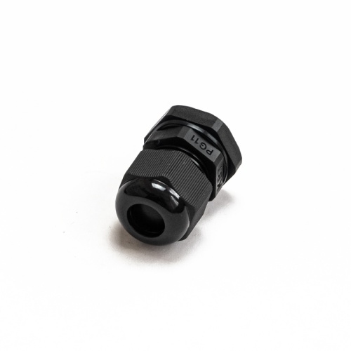 Кабельный ввод (сальник) PG 11 (IP68) d отверстия 5-10 мм черный (3 шт/уп) Промрукав | код PR08.7065 | ПРОМРУКАВ