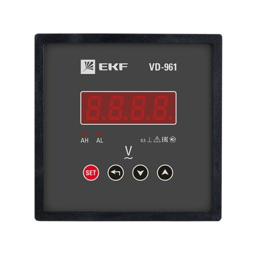 VD-961 Вольтметр цифровой на панель (96х96) однофазный PROxima | код vd-961 | EKF фото 3