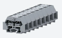 242352 Клемма TB концевая проходная 2-2 с бок. подключ. с защелк. ножками, оранж., шт | код 242352 | SUPU