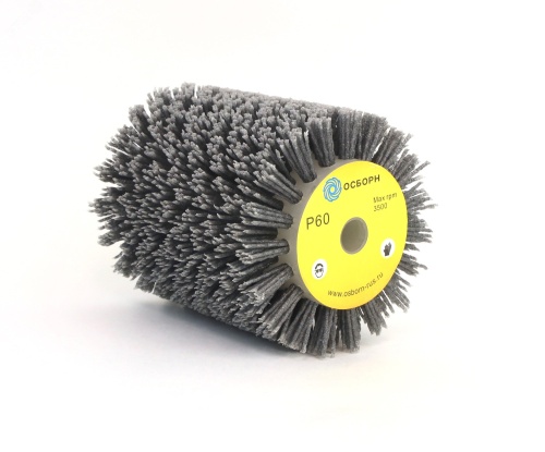 Щетка валик для Makita 9741, Д100x120x13, ворс полимер абразив P60 по дереву (6-026) | код PLM.RB10012013P60 | ОСБОРН