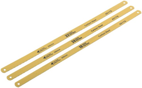 Полотна ножовочные по металлу односторонние 300 мм, набор 6 шт на подвесе (18ТPI+24ТPI+32ТPI) | код 40176 | FIT фото 2 Полотна ножовочные по металлу односторонние 300 мм, набор 6 шт на подвесе (18ТPI+24ТPI+32ТPI) | код 40176 | FIT фото 2