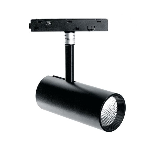 Светильник светодиодный трековый магнитный на шинопровод ДПО-10w 3000К 900Лм 48v черный | код 41949 | Feron