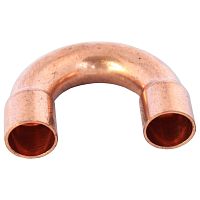 Колено двухраструбное 180 град. пайка медь 15, модель 5060 (1506015) | код RG008TB9U2BN0R | Sanha