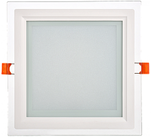 Светильник LED ДВО 1625 со стекл. квадр. 18Вт 4000К IP20 IEK | код LDVO0-1625-18-4000-K01 | IEK