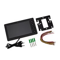 Цветной монитор видеодомофона 7 формата AHD(1080P), с детектором движения, функцией фото- и видеозаписи. Цвет черный (модель AC-435) | код 45-0435 | SECURIC