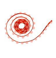 Лента светодиодная LEDx30/м 5м 7.2Вт 12В IP65 красный | код 327613 | JazzWay