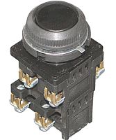 Выключатель кнопочный КЕ-182 У2 исп.9, черный, 3р, цилиндр, IP54, 10А, 660В (ЭТ) | код ET561478 | Электротехник