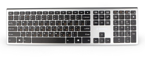 Клавиатура беспроводная Gembird KBW-1, 109 кл., м/медиа, ножничный механизм, бесшумная | код KBW-1 | Gembird Клавиатура беспроводная Gembird KBW-1, 109 кл., м/медиа, ножничный механизм, бесшумная | код KBW-1 | Gembird