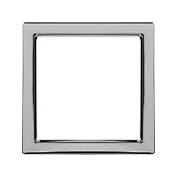 Декоративная вставка для рамок из натуральных материалов Avanti хром, 1 пост (2 мод.) | код 4404822D | DKC