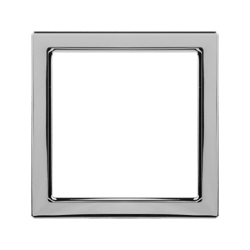 Декоративная вставка для рамок из натуральных материалов Avanti хром, 1 пост (2 мод.) | код 4404822D | DKC