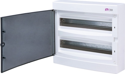 Щит наружн. распределительный ECT 2x18PT (36мод.прозр.дверь), пластик | код 001101081 | ETI Щит наружн. распределительный ECT 2x18PT (36мод.прозр.дверь), пластик | код 001101081 | ETI