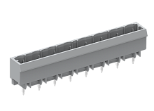 475204 Вилка на плату MCS, вертик., шаг 7.5мм, 4 конт., сер., шт | код 475204 | SUPU