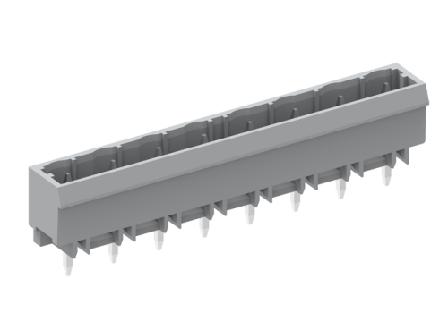 475204 Вилка на плату MCS, вертик., шаг 7.5мм, 4 конт., сер., шт | код 475204 | SUPU