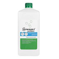 Антисептик для рук и поверхностей спиртосодержащий (63%) 1л АЛМАДЕЗ-ЭКСПРЕСС, дезинфицирующий, жидкость, АЭ-503 | код 606467 | АЛМАДЕЗ