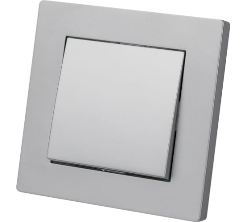 Выключатель 1 кл. 10А серебр. металлик Сенеж TDM | код SQ1816-0210 | TDM