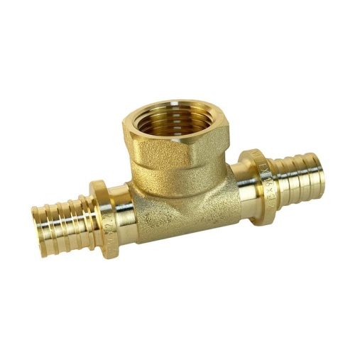 Тройник надвижной с переходом на вн. р. 16(2.2)х1/2дюймх16(2.2)(120/5) К | код VF.432.AF.161216 | VALFEX