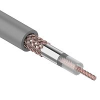 Кабель коаксиальный REXANT RG-58 A/U, 50 Ом, Cu/Al/Cu, 64%, бухта 100 м, серый | код 01-2002 | REXANT