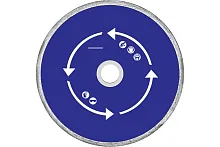 Диск отрезной алмазный сплошной (влажная резка), для работы с кафелем, 125х1.9х5.0х22.2 мм | код 37202М | MOS