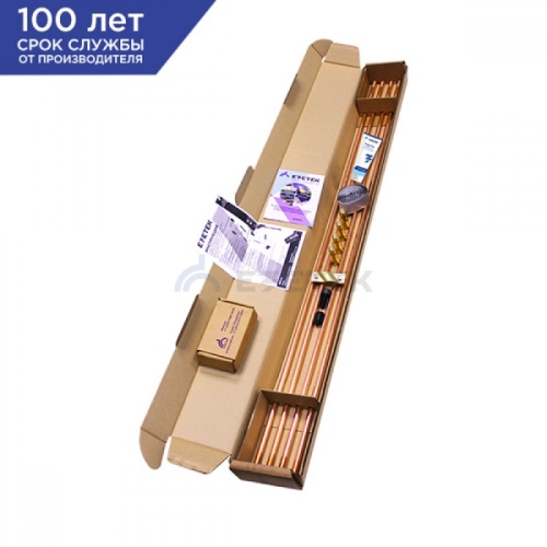 Комплект заземления EZ – 6 (6 метров, 16 мм, 5 х 1200 мм) с насадкой SDS-max | код 60282 | ЕЗЕТЕК